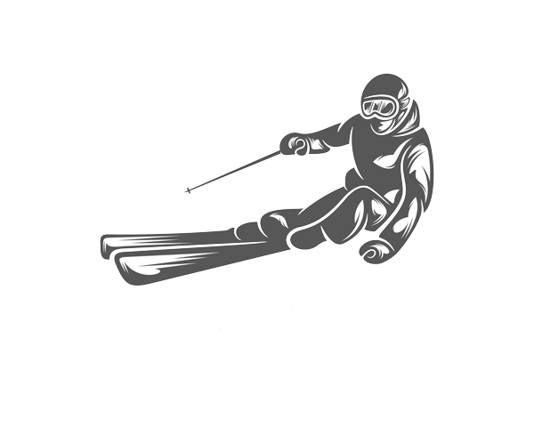 Skifahrer-Zeichnung
